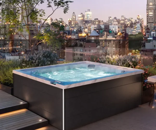Spa Jacuzzi J-408L installé en terrasse